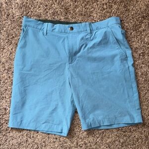 adidas Men's Light Blue Athletic Golf Shorts